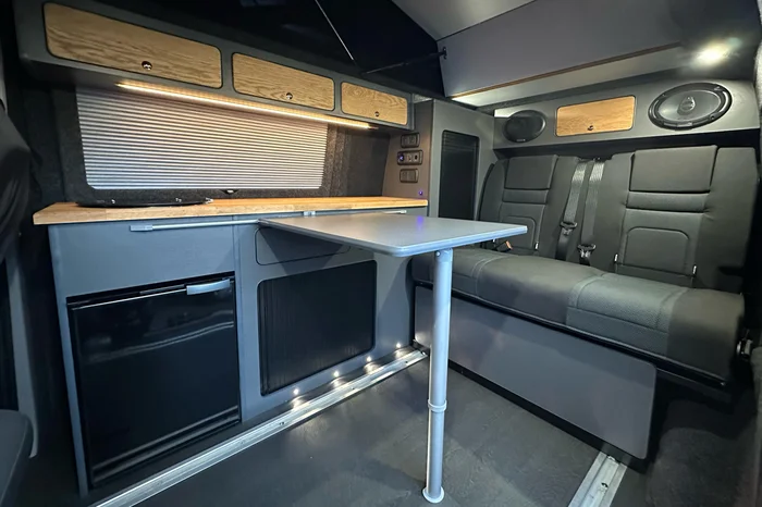 Camper table and seating