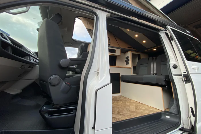 Sliding doors open